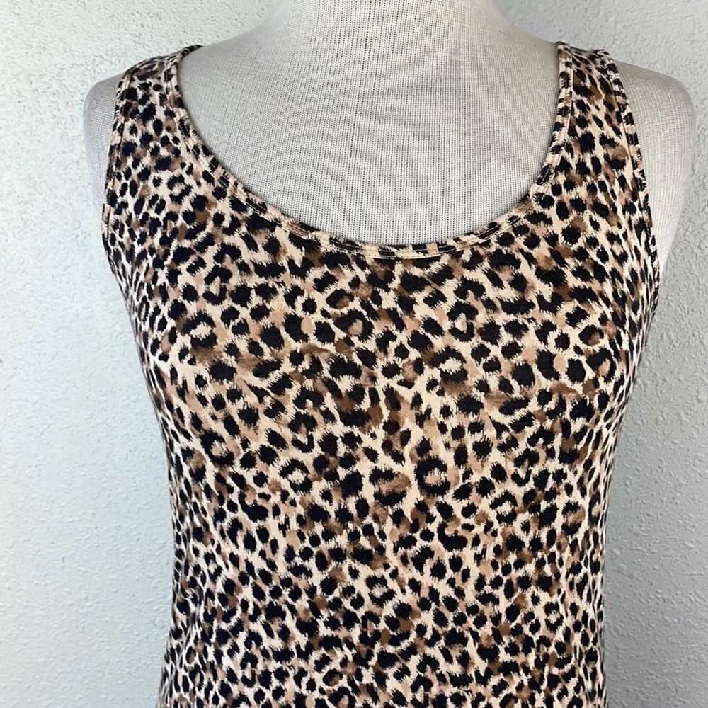 Old Navy First Layer Leopard Print Tank Top Size XS - Picture 2 of 6